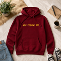 Bluza z własnym tekstem haftu 3D