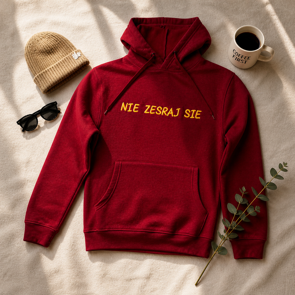 Bluza haft 3D Nie zesraj się