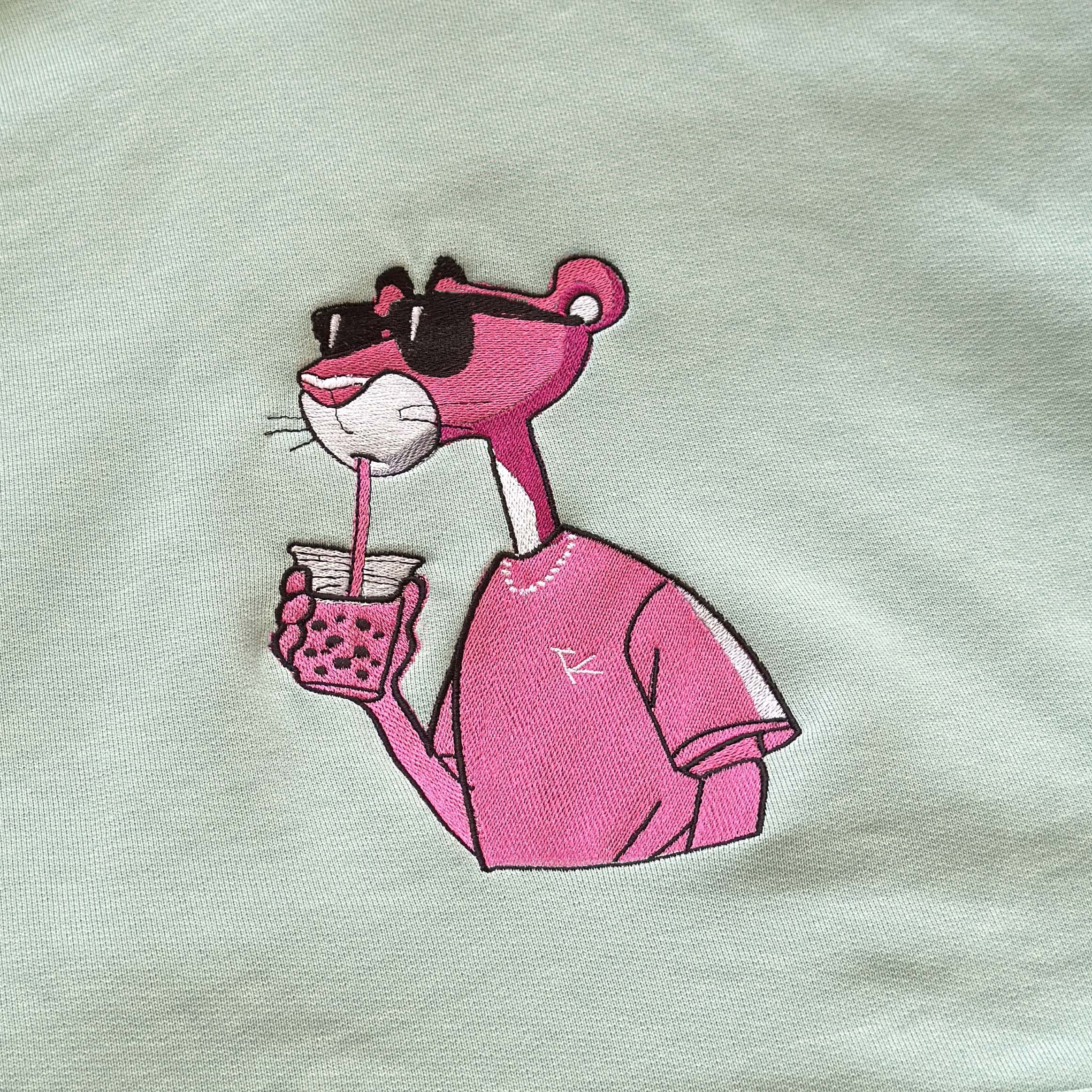Bluza haft różowa pantera